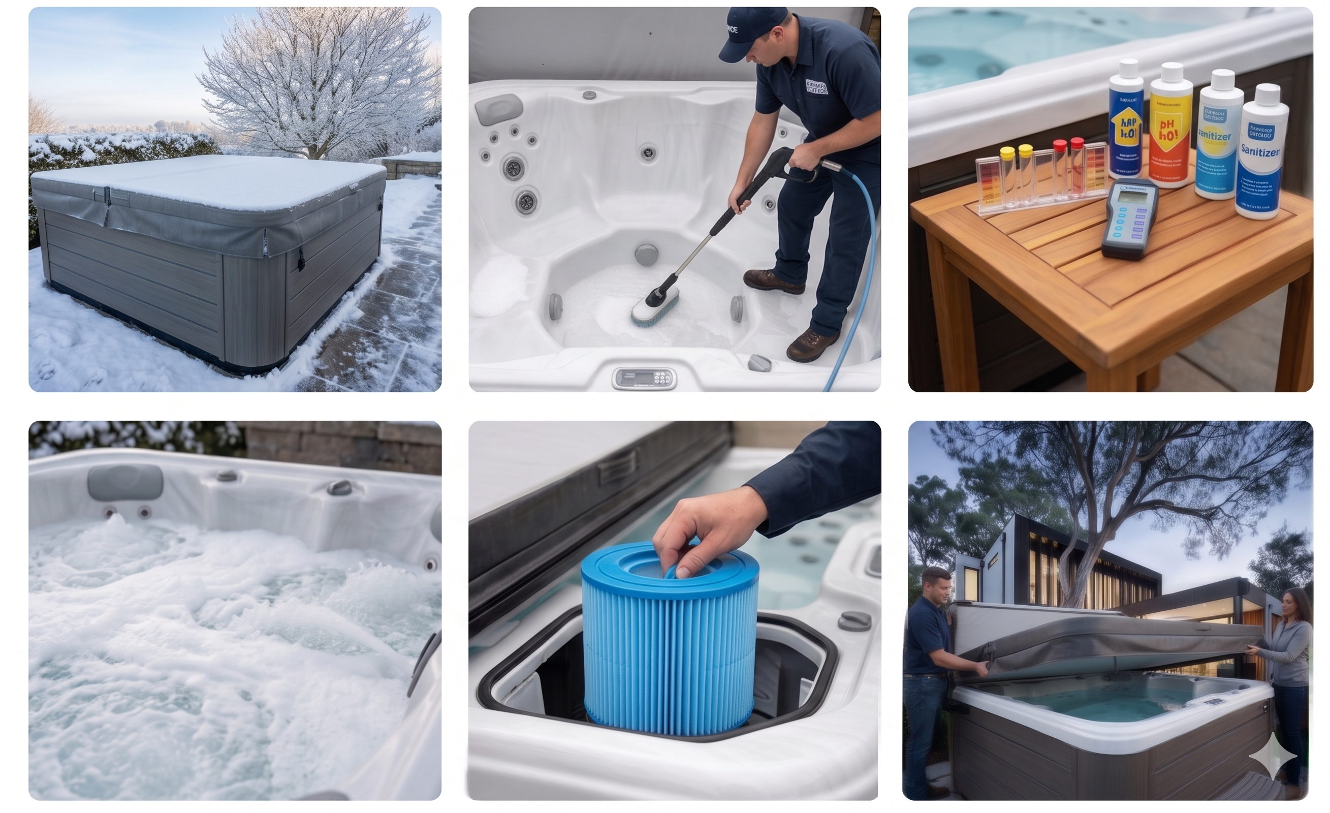 Hot tub maintenance and repair services
